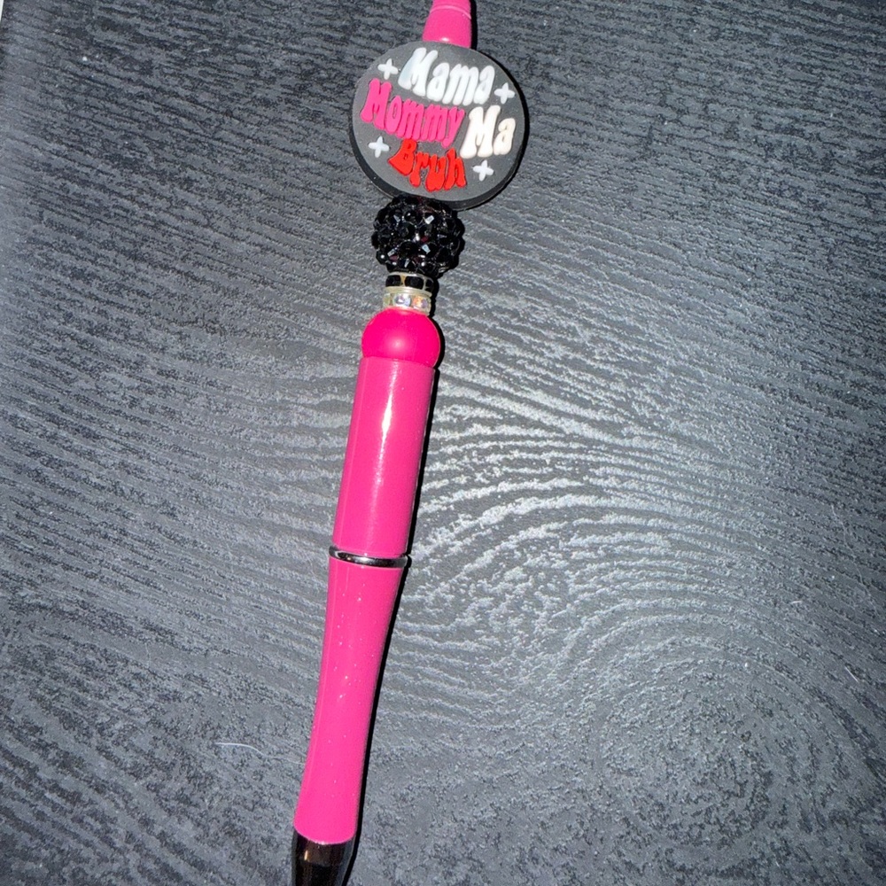 Pink and Black Decorative Pen